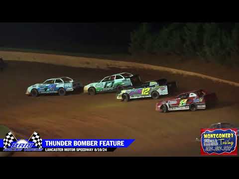 Thunder Bomber Feature - Lancaster Motor Speedway 8/10/24 - dirt track racing video image