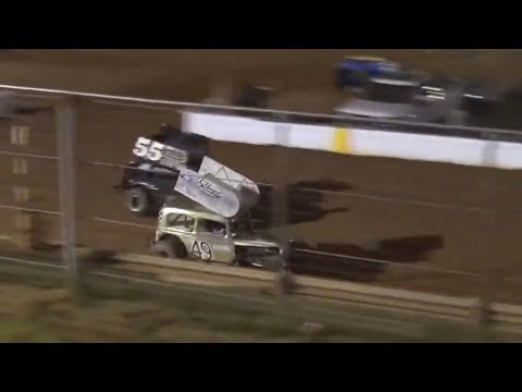Vintage Modifieds at Winder Barrow Speedway 4/13/2024 - dirt track racing video image