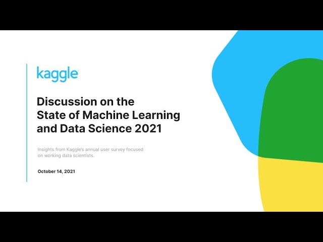 Kaggle’s State of Machine Learning