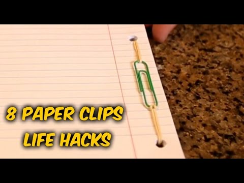 8 Paper Clips Life Hacks - UCe_vXdMrHHseZ_esYUskSBw