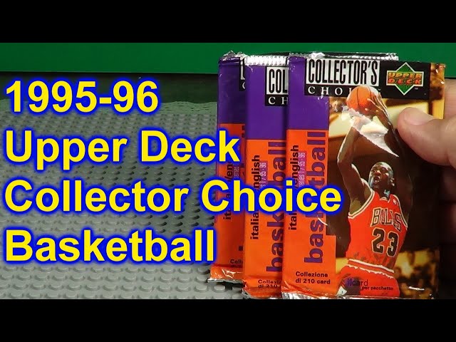 95-96 Collectors Choice Basketball Cards are a Must-Have for Any Collection