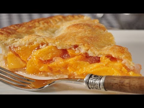 Peach Pie Recipe Demonstration - Joyofbaking.com - UCFjd060Z3nTHv0UyO8M43mQ