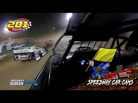 #55 Aaron Lucas - Crate Late Model - 201 Speedway 8-2-25 In-Car-Camera - dirt track racing video image