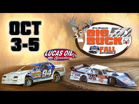 Oct 3rd-5th, 2024:  8th Annual Big Buck 50 &amp; MLRA Fall Nationals - dirt track racing video image