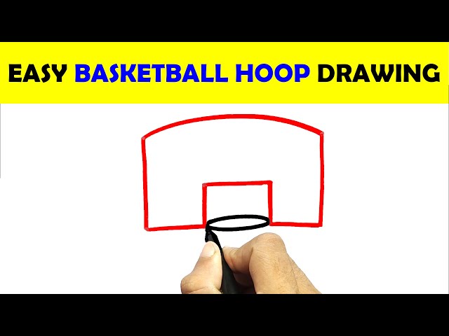 How To Draw A Basketball Goal