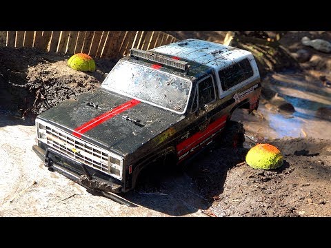 1986 CHEVY K-5 BLAZER Gets MUDDY! Vaterra Ascender 4WD BACKYARD Scale Park Action | RC ADVENTURES - UCxcjVHL-2o3D6Q9esu05a1Q