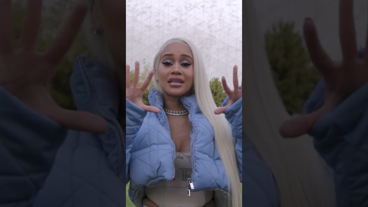 A behind-the-scenes look at how Saweetie’s virtual concert came to life ❄️🎤 #shorts