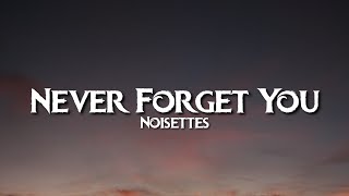 Noisettes - Never Forget You (Lyrics) | I’ll never forget you | Tiktok Song