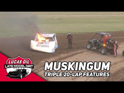 2023 Highlights | Freedom 60 - Triple Features | Muskingum County Speedway - dirt track racing video image