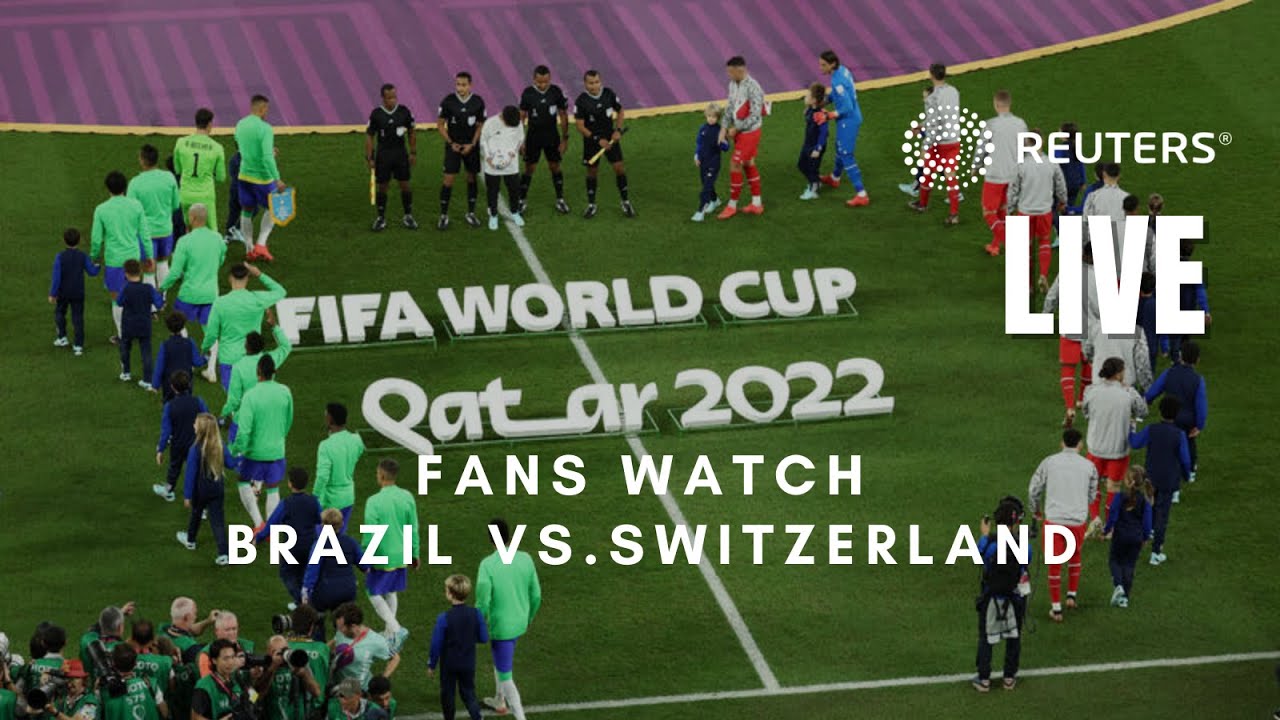 LIVE: Brazilian soccer fans watch Brazil play Switzerland