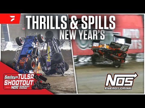 New Year's Thrills &amp; Spills | 2025 Tulsa Shootout - dirt track racing video image