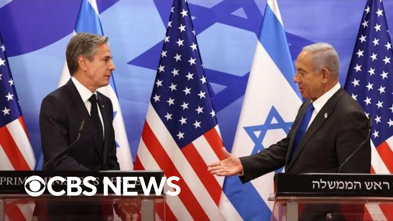 Watch Live: Blinken, Israeli Prime Minister Benjamin Netanyahu speak after holding meeting