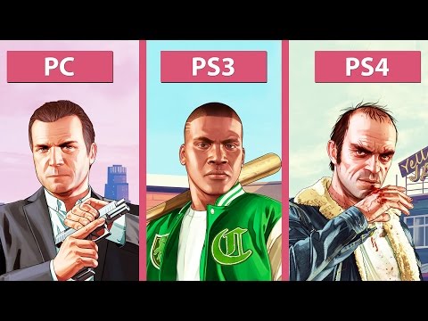 Grand Theft Auto 5 / GTA 5 – PC vs. PS3 vs. PS4 Graphics Comparison [60fps][FullHD|1080p] - UCy1-UfHBaFlQHDLNU9lYiyQ