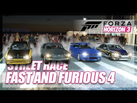 Forza Horizon 3 - Fast and Furious 4 Recreation! (Build & Street Race) - UC8K5GixLedebI8QGFEgtPKA