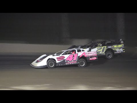 Late Model A-Feature at Crystal Motor Speedway, Michigan on 06-25-2022!! - dirt track racing video image