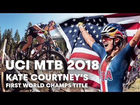 How Kate Courtney Won Her First UCI MTB World Champs Title | UCI MTB 2018 - UCXqlds5f7B2OOs9vQuevl4A