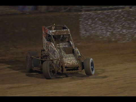 Baypark Speedway Opening Night - 34A Midget Onboard - dirt track racing video image