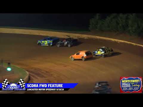 SCDRA FWD Feature - Lancaster Motor Speedway 8/10/24 - dirt track racing video image