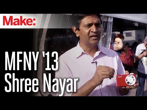 Shree Nayar at the World Maker Faire New York 2013 - UChtY6O8Ahw2cz05PS2GhUbg