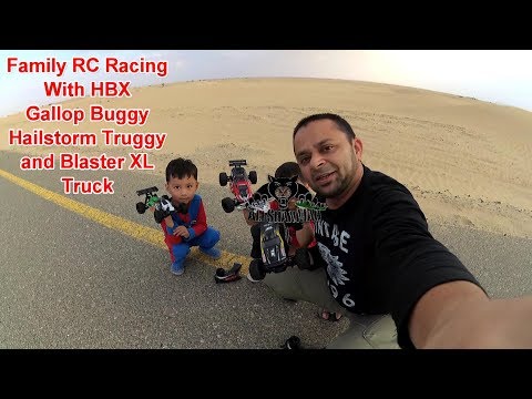 Family RC Race with HBX Gallop Hailstore and Blaster XL Full Video - UCsFctXdFnbeoKpLefdEloEQ