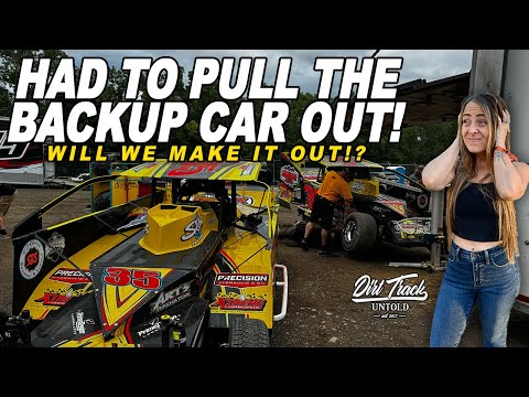 Last Minute Car Swap Shakes Things Up At Outlaw Speedway! - dirt track racing video image