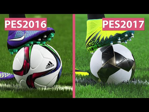 PES 2016 vs. PES 2017 Demo Graphics Comparison on PS4 Pro Evolution Soccer - UCy1-UfHBaFlQHDLNU9lYiyQ