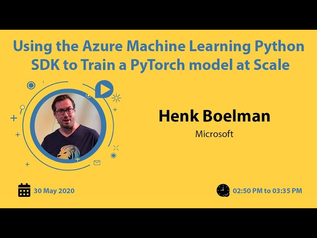 Using Pytorch on Azure to Train Your Models