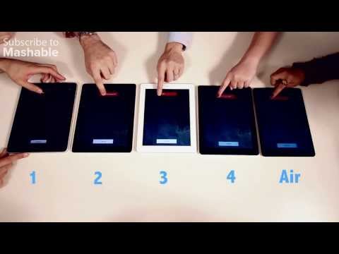 iPad Air vs. every iPad EVER | Mashable - UCL8Nxsa1LB9DrMTHtt3IKiw