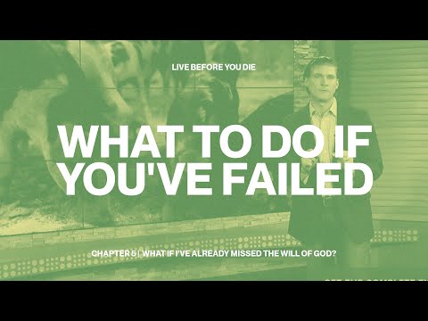 What To Do If You've Failed