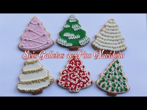 Seis Diferentes Maneras De Decorar Galletas De Pino Navideño