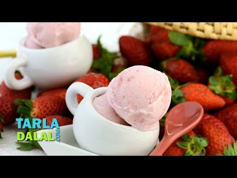 Fresh Strawberry Ice Cream by Tarla Dalal - UCYRRwNWXxCKFaVjFuXo1I8Q