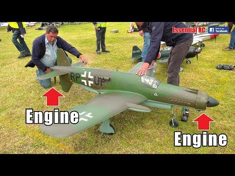 RARE LARGE SCALE RC Dornier Do 335 (Engine front and back) WWII FIGHTER FORMATION FLYING - UChL7uuTTz_qcgDmeVg-dxiQ