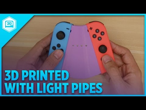 Nintendo Switch JoyCon Grip with Light Pipes - UCpOlOeQjj7EsVnDh3zuCgsA