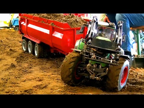 ?OVERLOAD? RC Tractor Fendt 936! Krampe BigBody Halfpipe 3-AXLE! Hydraulic trailer! - UCXjZurGqjCbZW9kRpjn7Rkw