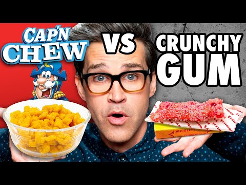 Chewy Crunchy Food vs. Crunchy Chewy Food Taste Test - UC4PooiX37Pld1T8J5SYT-SQ