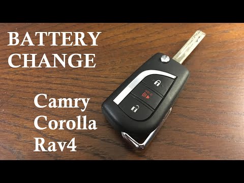 Replacement of the battery of the Toyota RAV 4 key remote. - Toyota Rav ...