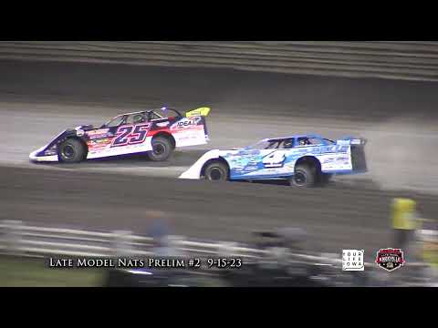 Knoxville Raceway - Late Model Knoxville Nationals Highlights - Night #2 // September 15, 2023 - dirt track racing video image