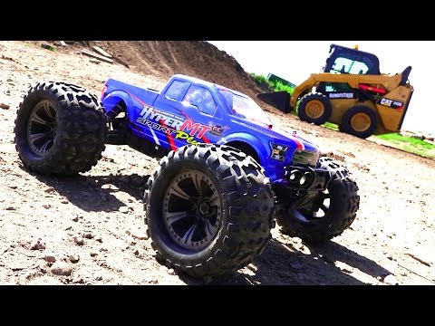 RC ADVENTURES - BiG DiRT JUMP! Hyper MT Sport Plus 4x4 on LiPO & RC Skid Steer w/ TORC Robotics - UCxcjVHL-2o3D6Q9esu05a1Q