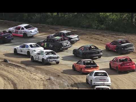 Flinn Stock A-Feature at Crystal Motor Speedway, Michigan on 09-18-2022!! - dirt track racing video image