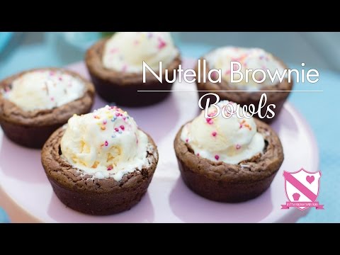 Nutella Brownie Bowls - In The Kitchen With Kate - UC_b26zavaEoT1ZPkdeuHEQg