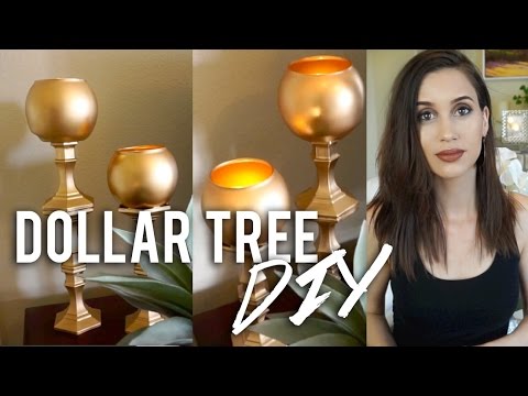 Dollar Tree DIY - Beautiful Candle Holders - UCwrr3IkHMeDIAj7zjq17qoA