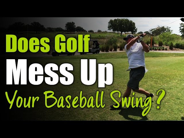 Does Playing Golf Hurt Your Baseball Swing?