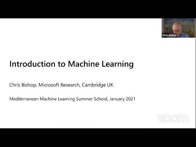Chris Bishop’s Machine Learning Course
