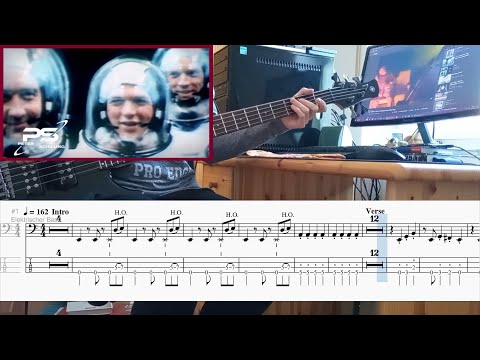 Major Tom (Coming Home) - Peter Schilling (4 String Bass Cover with Tabs)