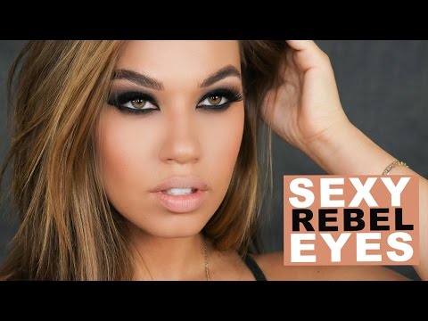 Sexy Rebel Eyes Makeup | Black Brown Smokey Eye Makeup Tutorial | Eman - UCaZZh0mI6NoGTlmeI6dbP7Q