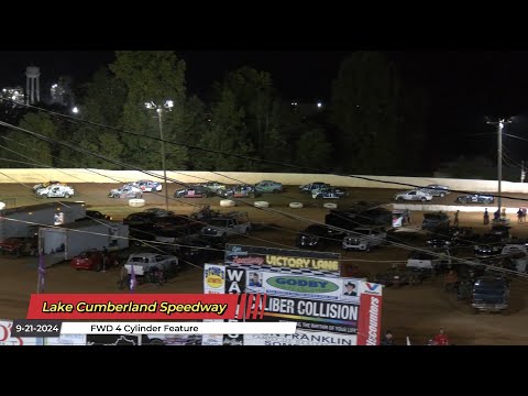 Lake Cumberland Speedway - FWD 4 Cylinder Feature - 9/21/2024 - dirt track racing video image