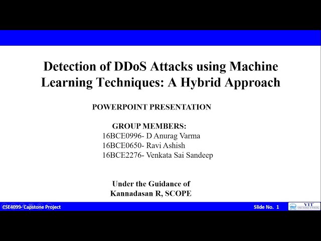 How Machine Learning is Helping to Detect DDOS Attacks
