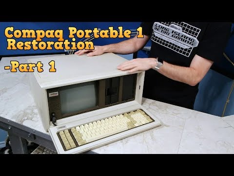 Compaq Portable 1 Restoration - Part 1 - UC8uT9cgJorJPWu7ITLGo9Ww