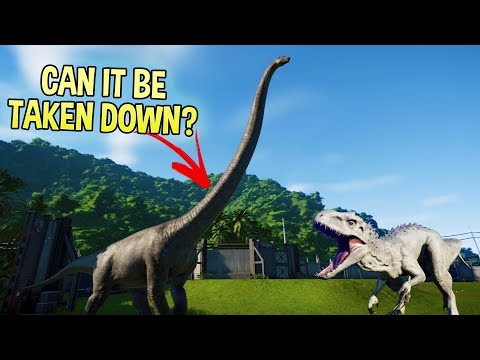 Jurassic World Evolution - T Rex vs Indominus Rex - Can The Largest Dinosaur Be Taken Down? - UCf2ocK7dG_WFUgtDtrKR4rw