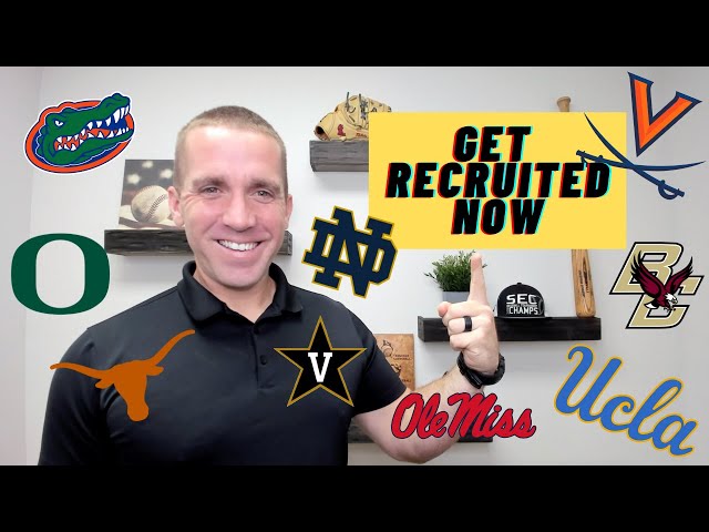 How To Get Recruited For Baseball?